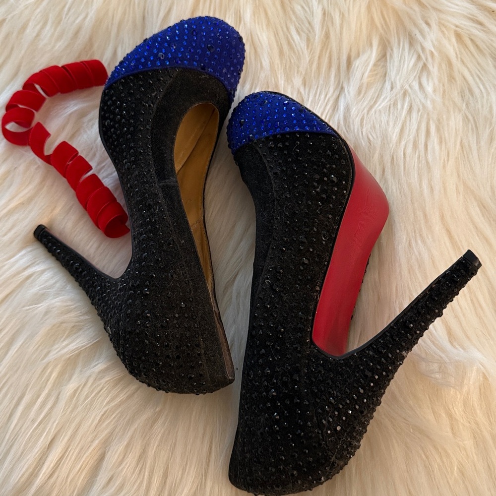 Christian Louboutin Authentic Suede Pumps